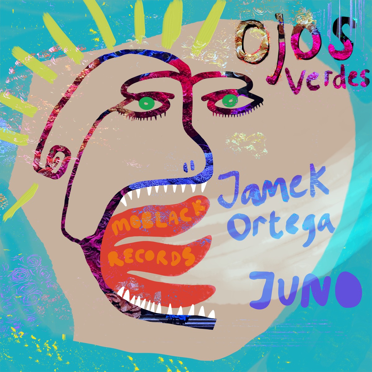 Ojos Verdes - Single by Jamek Ortega & JUNO ( DE ) album cover