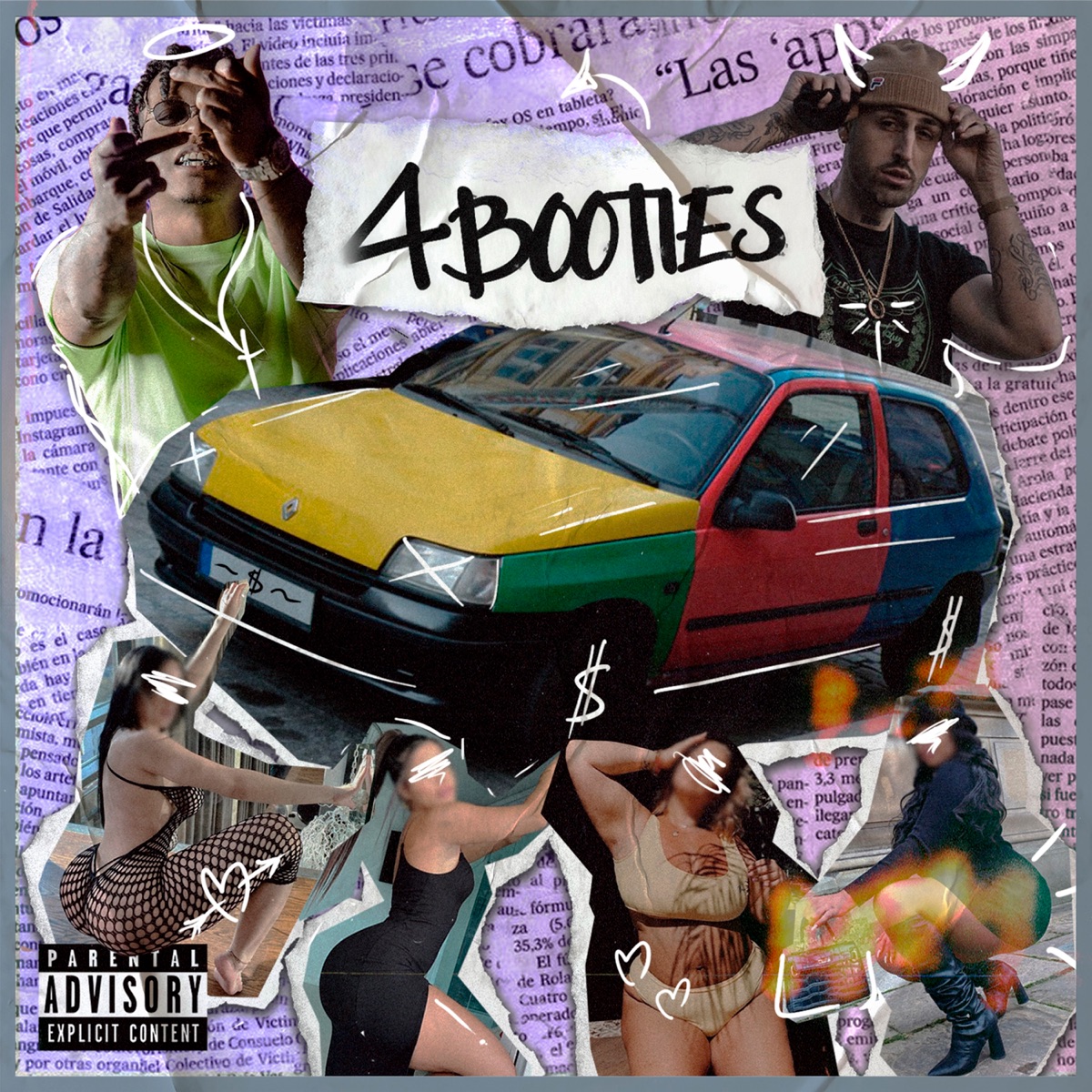 4Booties - Single by Bla-De & Dicc album cover
