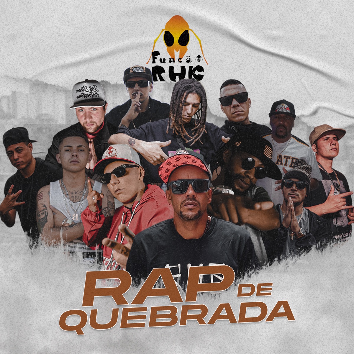 Rap de Quebrada - EP by Função RHK, Marcelo Trindade, Cabeça SNJ, Notah-C, MC DK, Lucas Si, Tiago Nogueira, Heve, Mano Sagha, Rich Ely & Alexman album cover