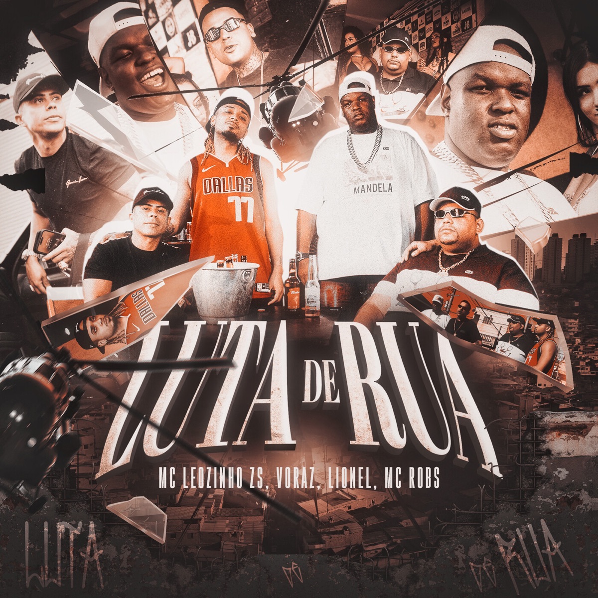 Luta de Rua - Single by MC Leozinho Zs, Mc Voraz, Mc Robs & Lionel album cover
