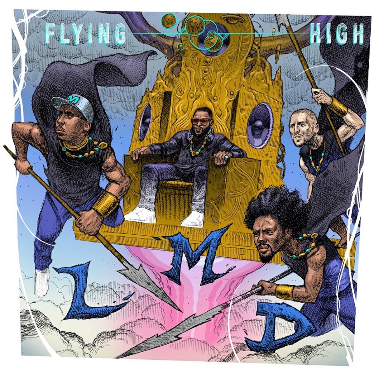 Flying High by LMD, Madlib & MED album cover