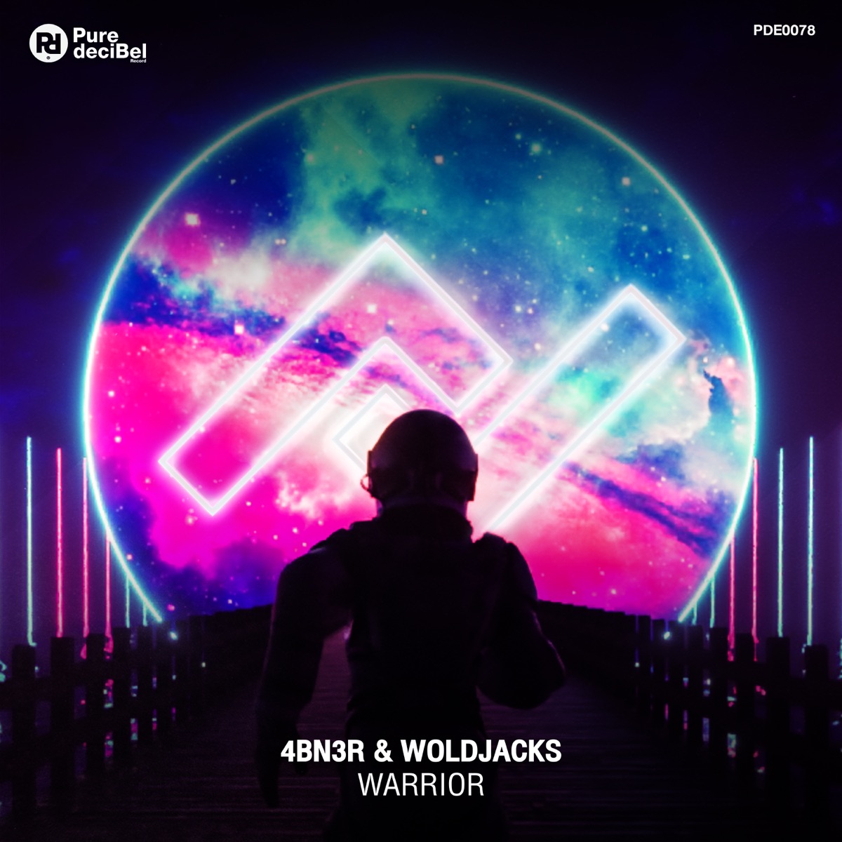 Warrior - Single by 4BN3R & Woldjacks album cover