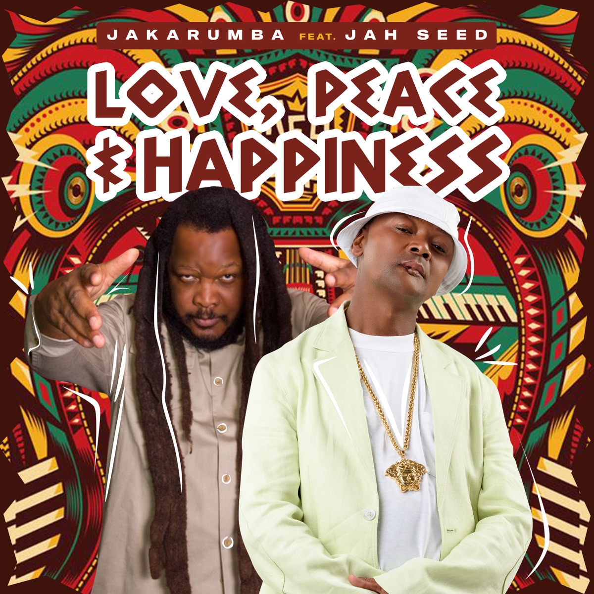 Love ,Peace & Happiness (feat. Jah Seed) - Single by Jakarumba album cover