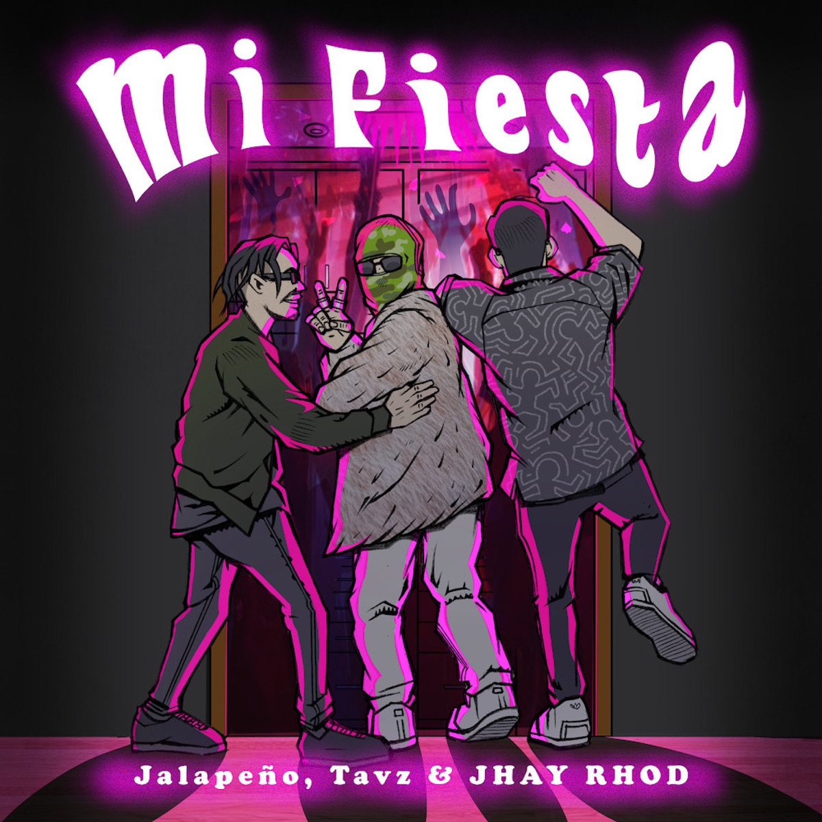 Mi Fiesta - Single by Jalapeño, Tavz & JHAY RHOD album cover