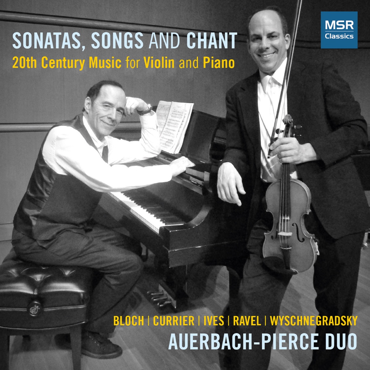Sonatas, Songs and Chant: 20th Century Music for Violin and Piano by Dan Auerbach & Joshua Pierce album cover