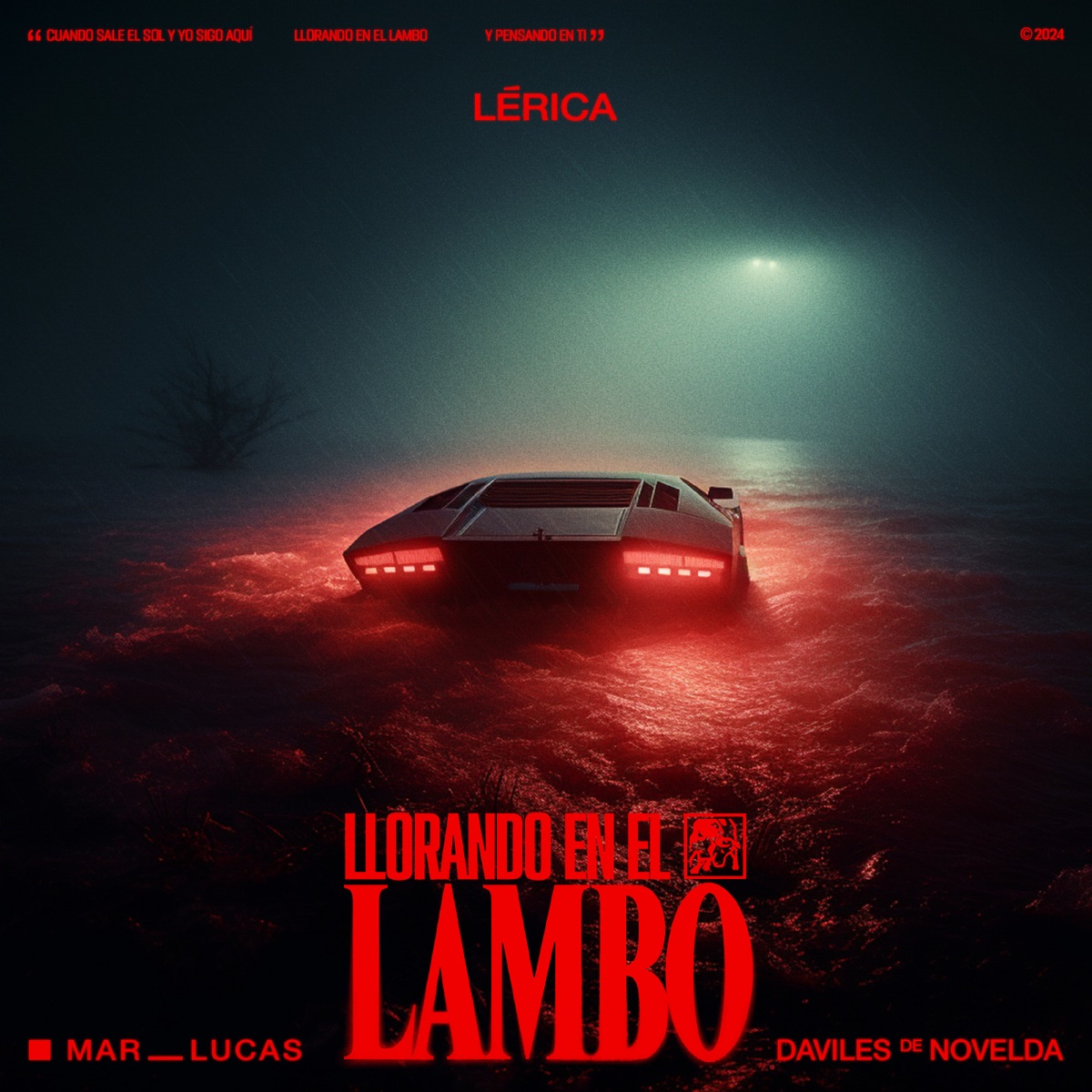 Llorando en el Lambo - Single by Lérica, Mar Lucas & Daviles de Novelda album cover