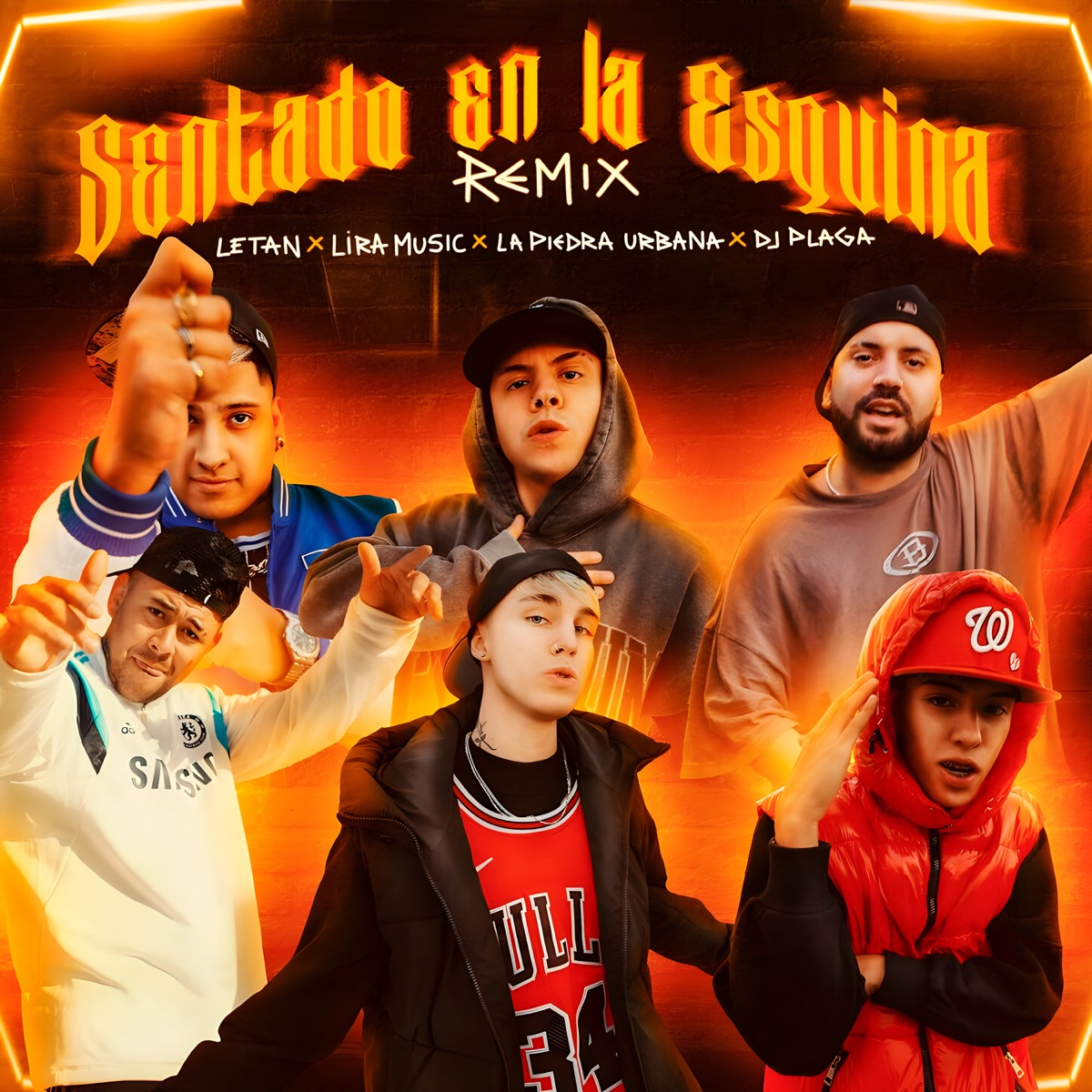 Sentado En La Esquina (Remix) [feat. Letan] - Single by La Piedra Urbana, Dj Plaga & Lira album cover