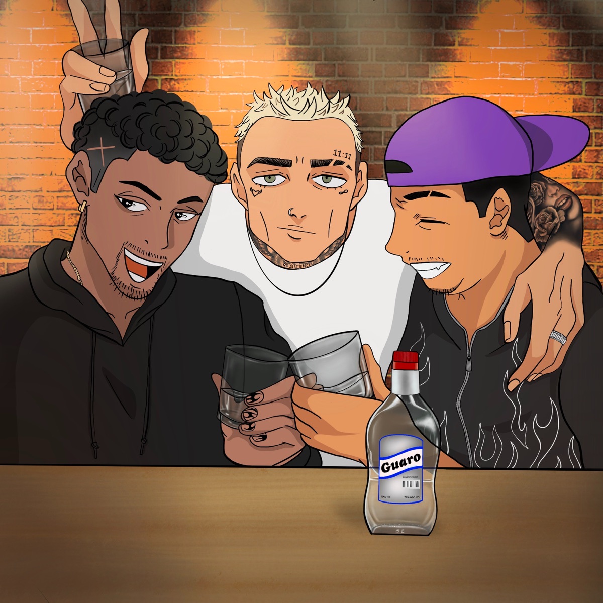 Guaro - Single by DIA, Deimi & iZaak album cover