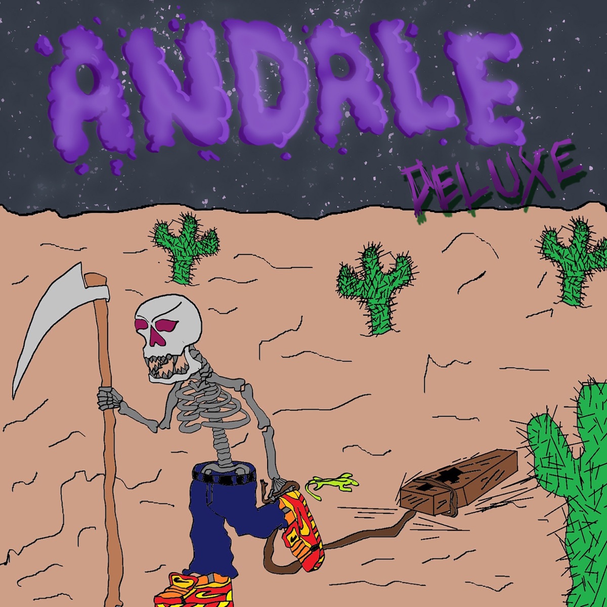 Andale Deluxe by Escuridão wL & crystalgrapefamily album cover