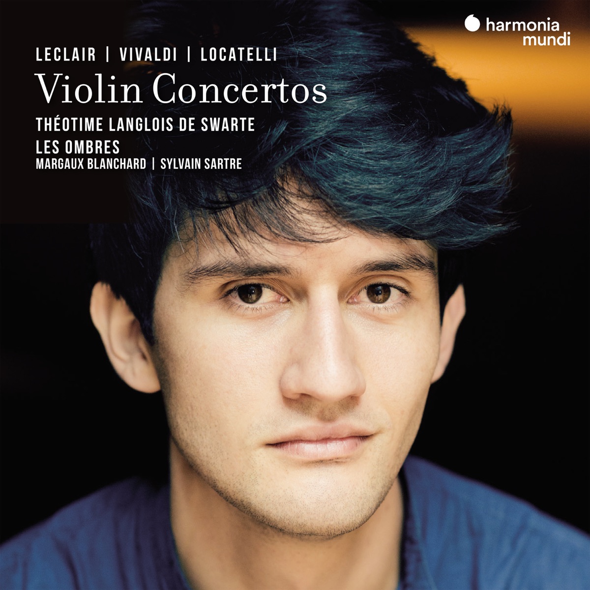 Vivaldi, Leclair & Locatelli: Violin Concertos by Théotime Langlois de Swarte & Les Ombres album cover