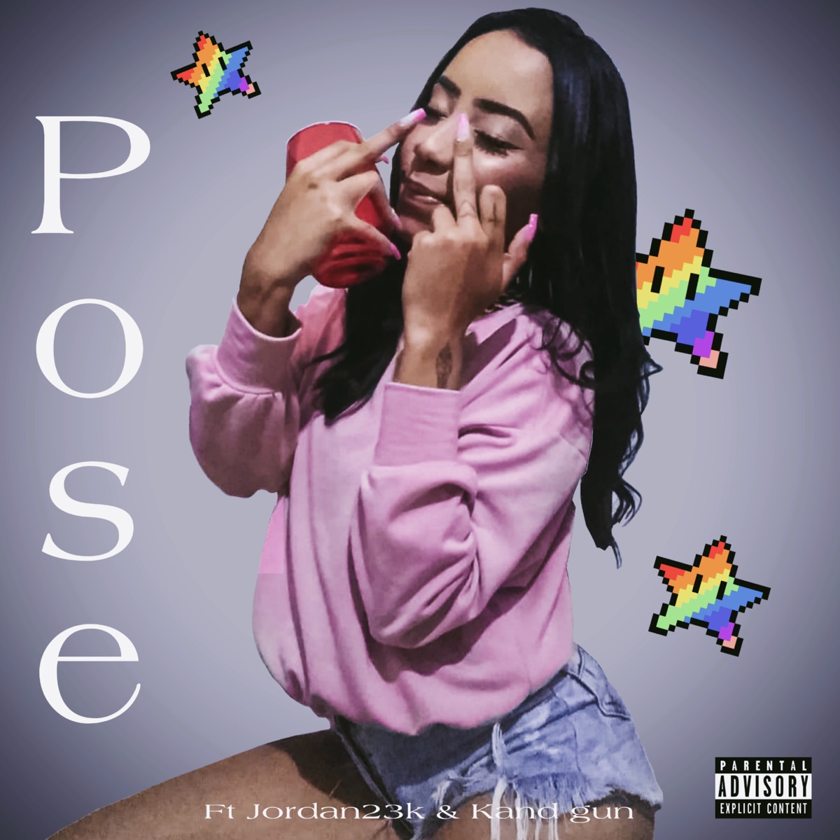 Pose (feat. Kand gun & Jordan23K) - Single by Arizona Stewart album cover