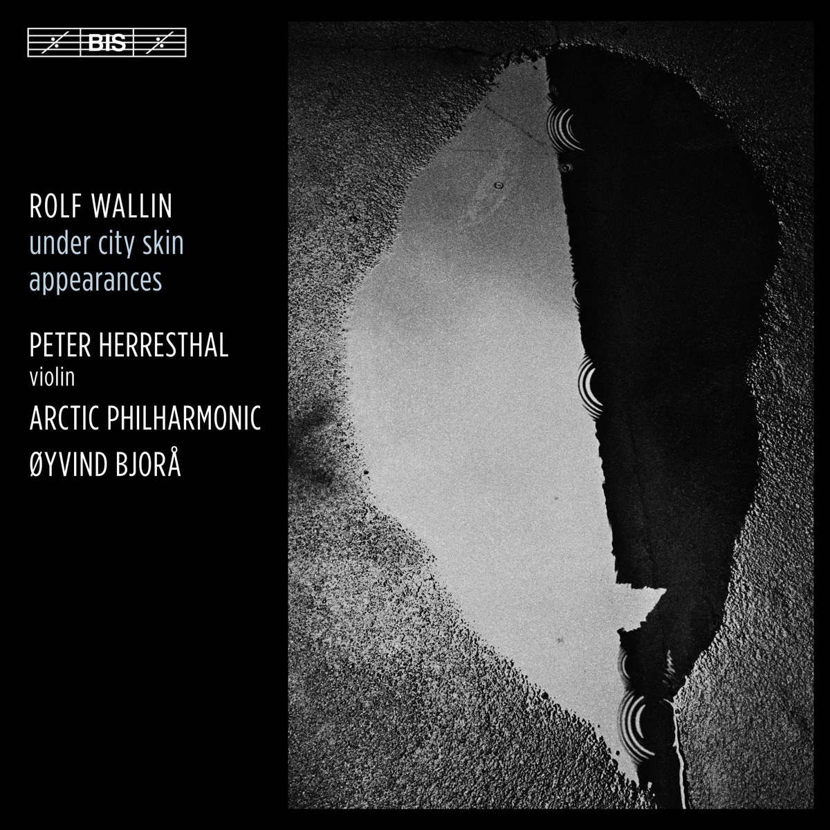 Rolf Wallin: Under City Skin & Appearances by Øyvind Bjorå, Peter Herresthal & Arctic Philharmonic Chamber Orchestra album cover