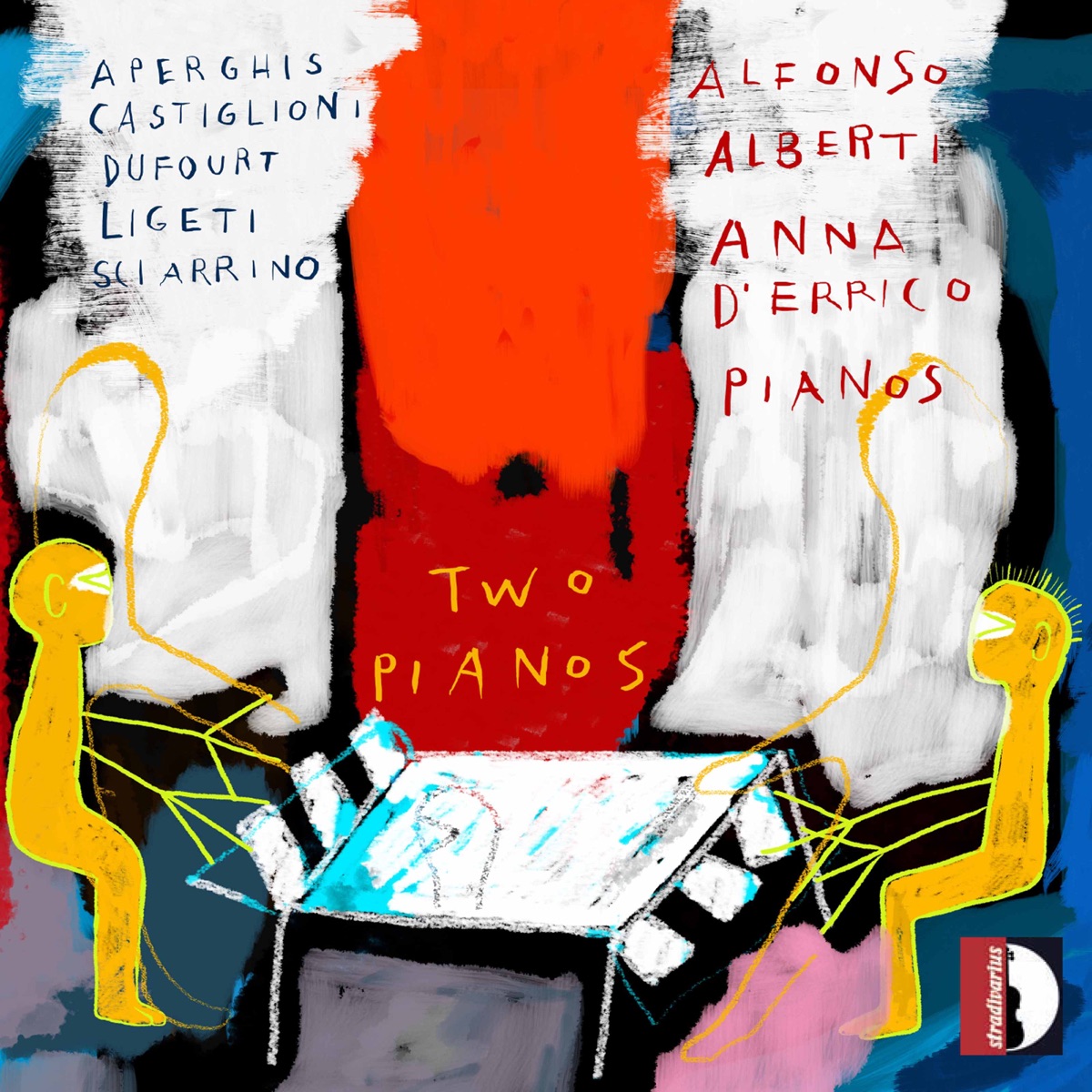 Two Pianos by Alfonso Alberti & Anna D'Errico album cover