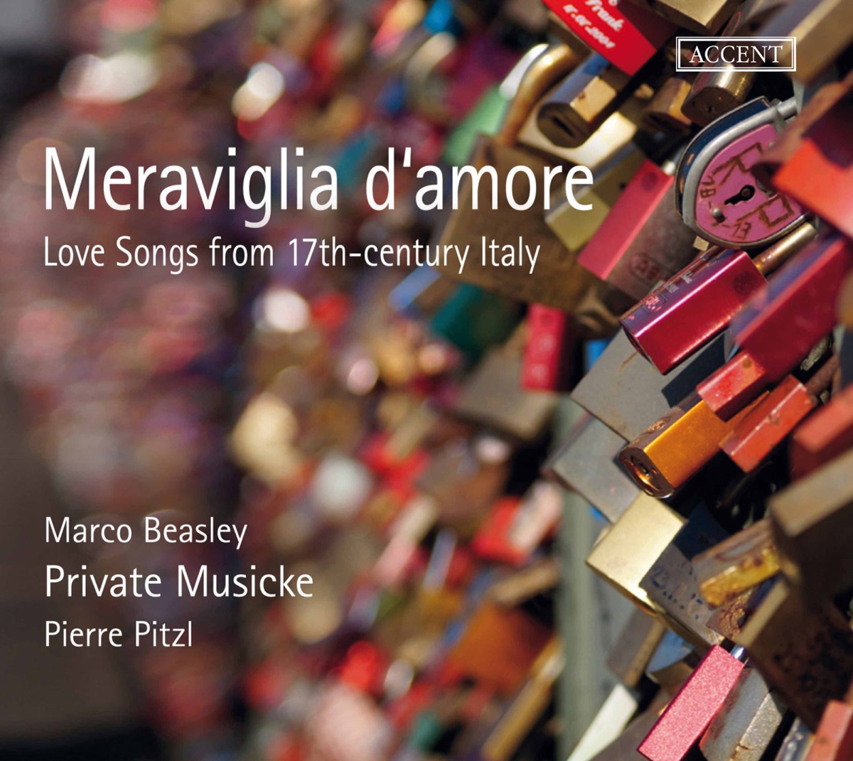 Meraviglia d'amore: Love Songs from 17th Century Italy by Marco Beasley, Private Musicke & Pierre Pitzl album cover