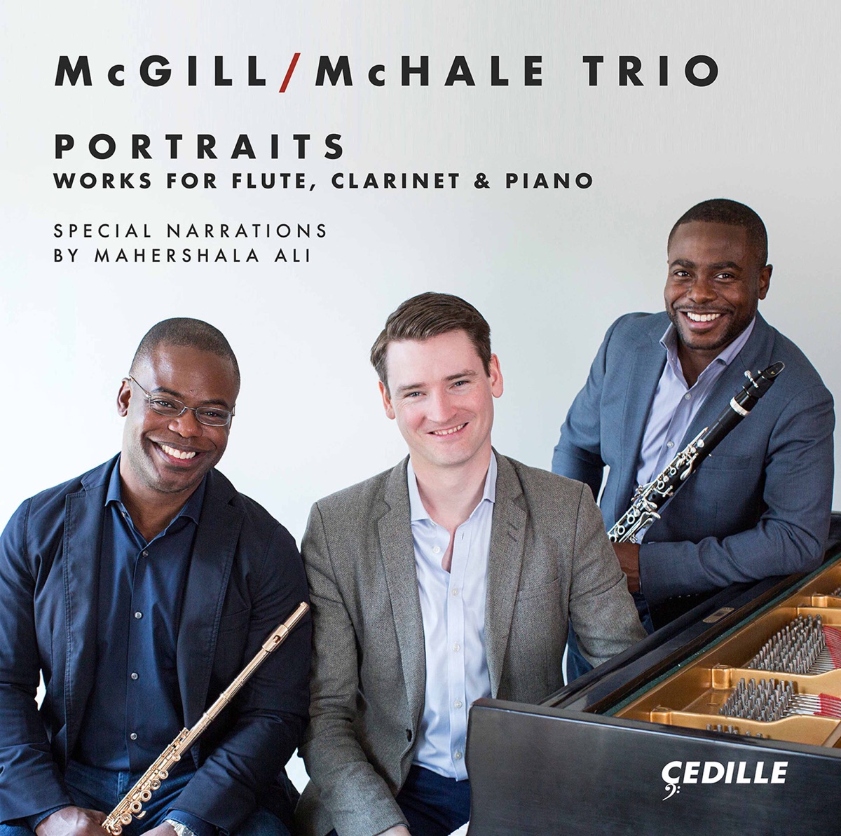 Portraits: Works for Flute, Clarinet & Piano by McGill / McHale Trio album cover