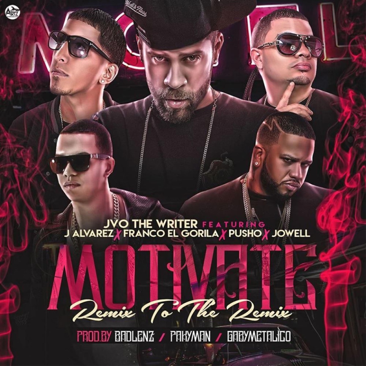 Motivate (feat. J Alvarez, Pusho, Jowell & Franco el Gorila) [Remix to the Remix] - Single by JVO the Writer album cover