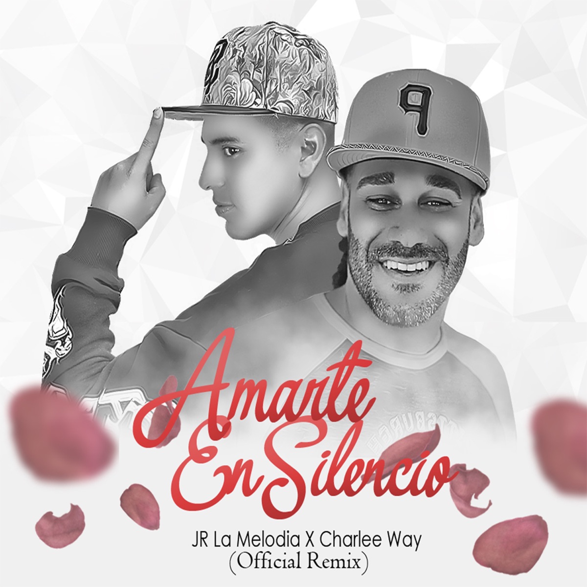 Amarte en Silencio (Remix) [feat. Charlee Way] - Single by JR la Melodia album cover