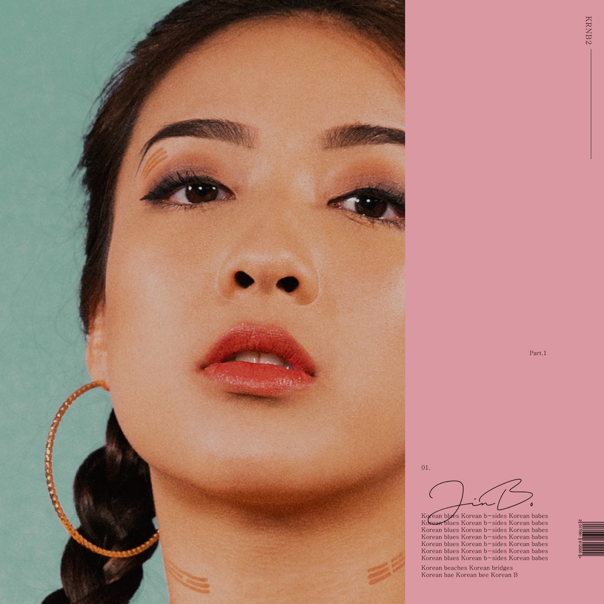 KRNB, Pt. 1 - EP by JINBO the SuperFreak album cover