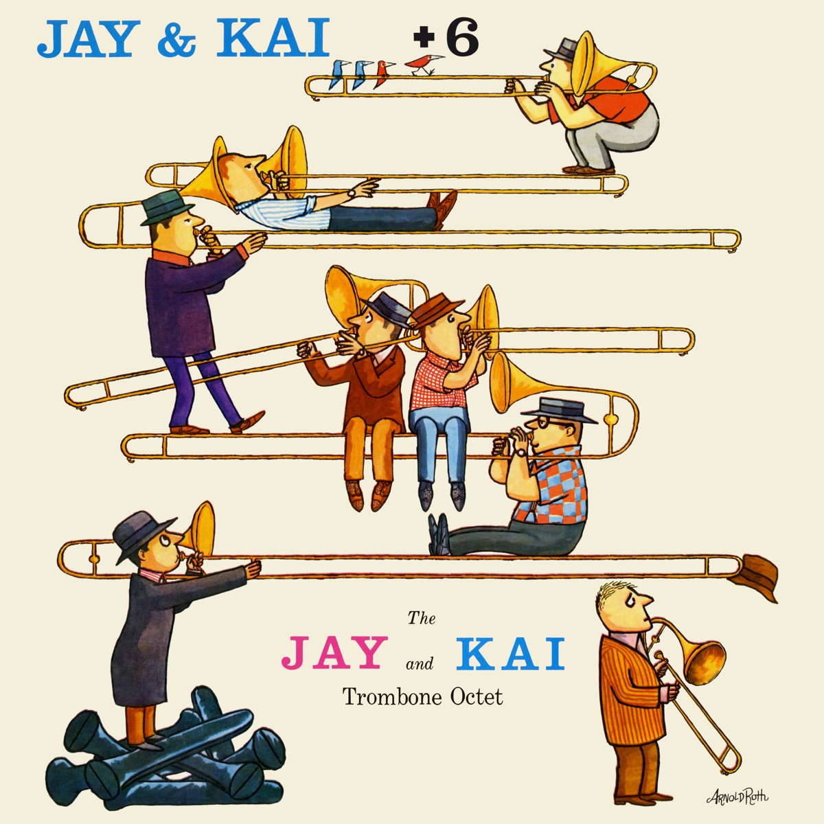 Jay & Kai + 6: The Jay and Kai Trombone Octet by J.J. Johnson & Kai Winding album cover