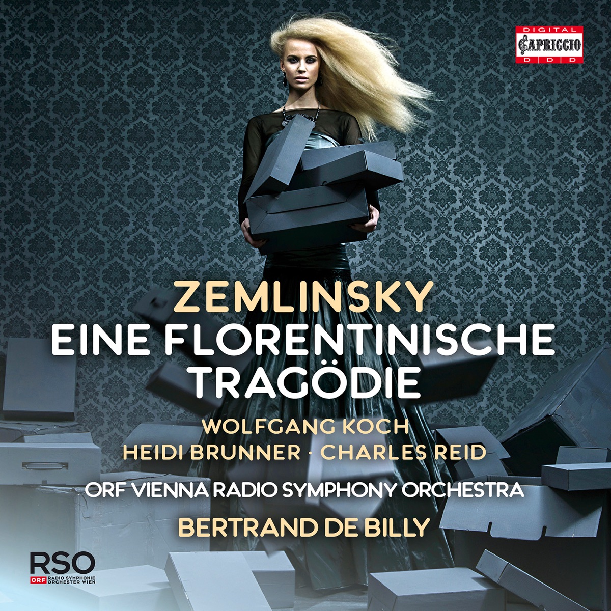Zemlinsky: Eine florentinische Tragödie, Op. 16 (Live) by Wolfgang Koch, Heidi Brunner, Charles Reid, ORF Vienna Radio Symphony Orchestra & Bertrand De Billy album cover