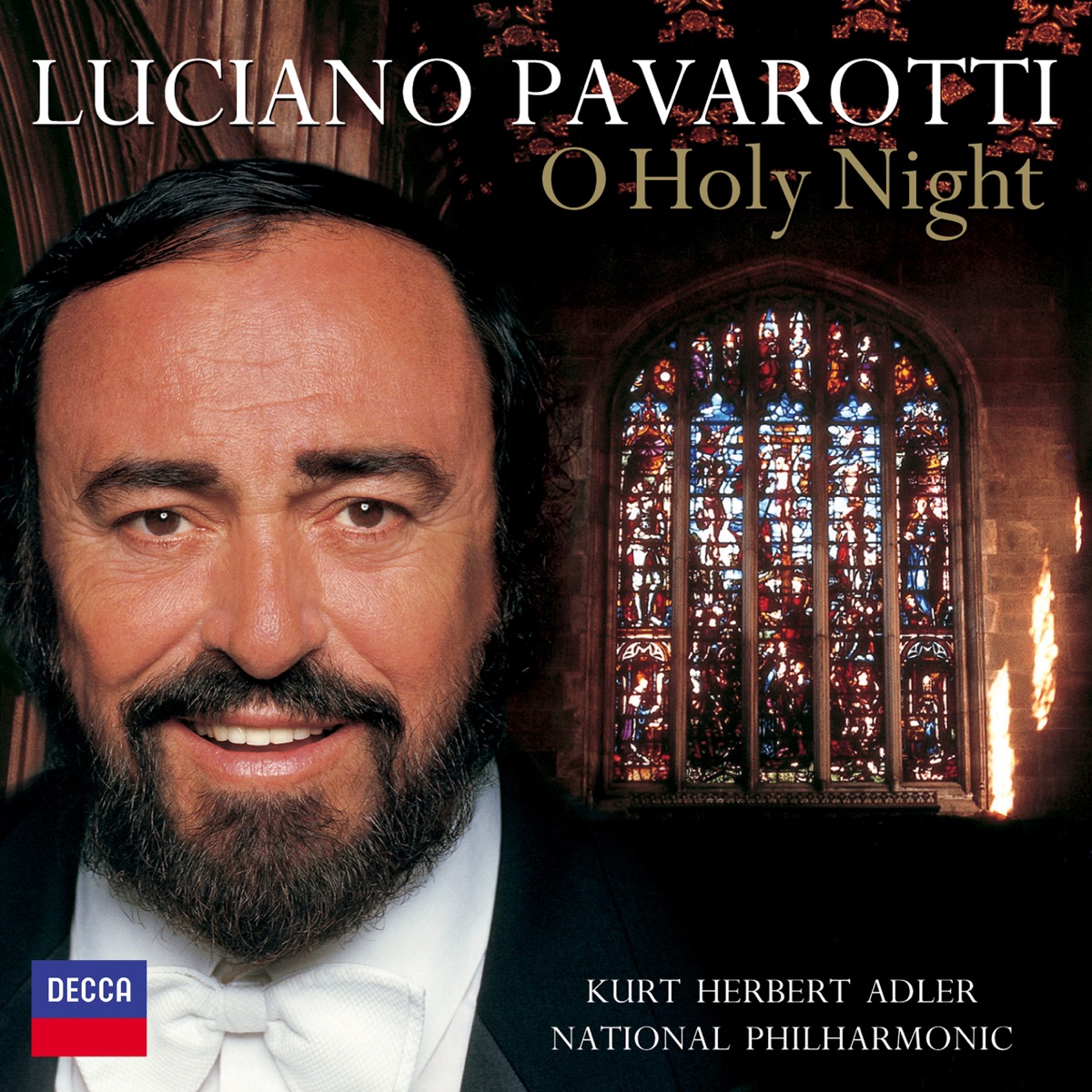 O Holy Night (with bonus tracks) by Luciano Pavarotti album cover
