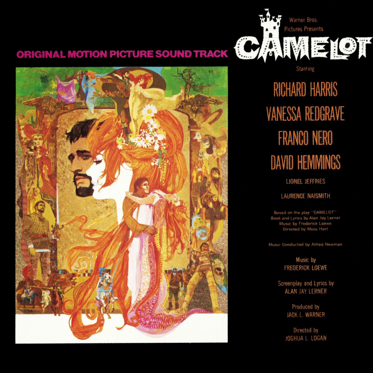 Camelot (Original Motion Picture Sound Track) by Lerner & Loewe, Richard Harris, Vanessa Redgrave & Gene Merlino album cover