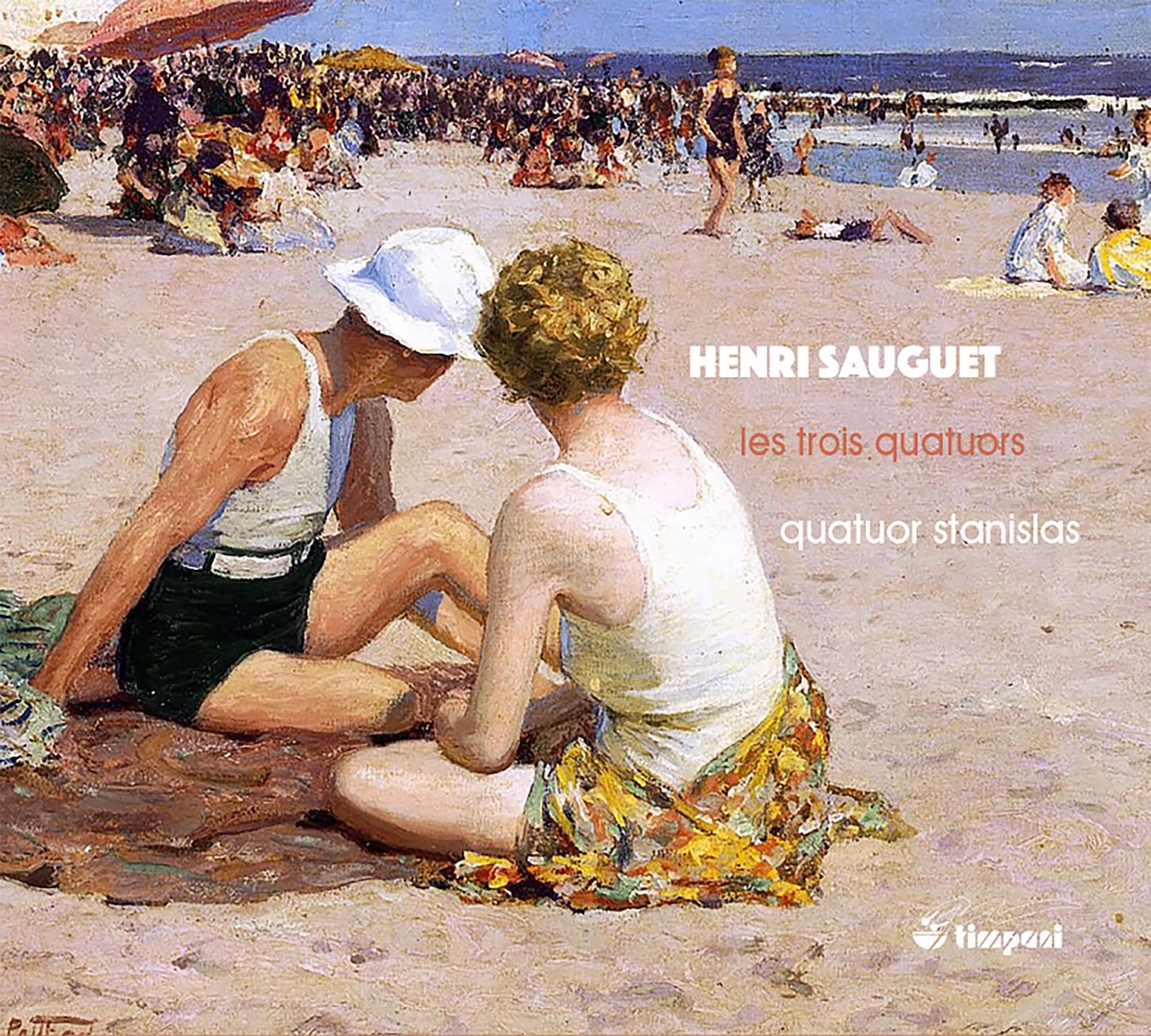 Sauguet: Les trois quatuors by Stanislas Quartet album cover