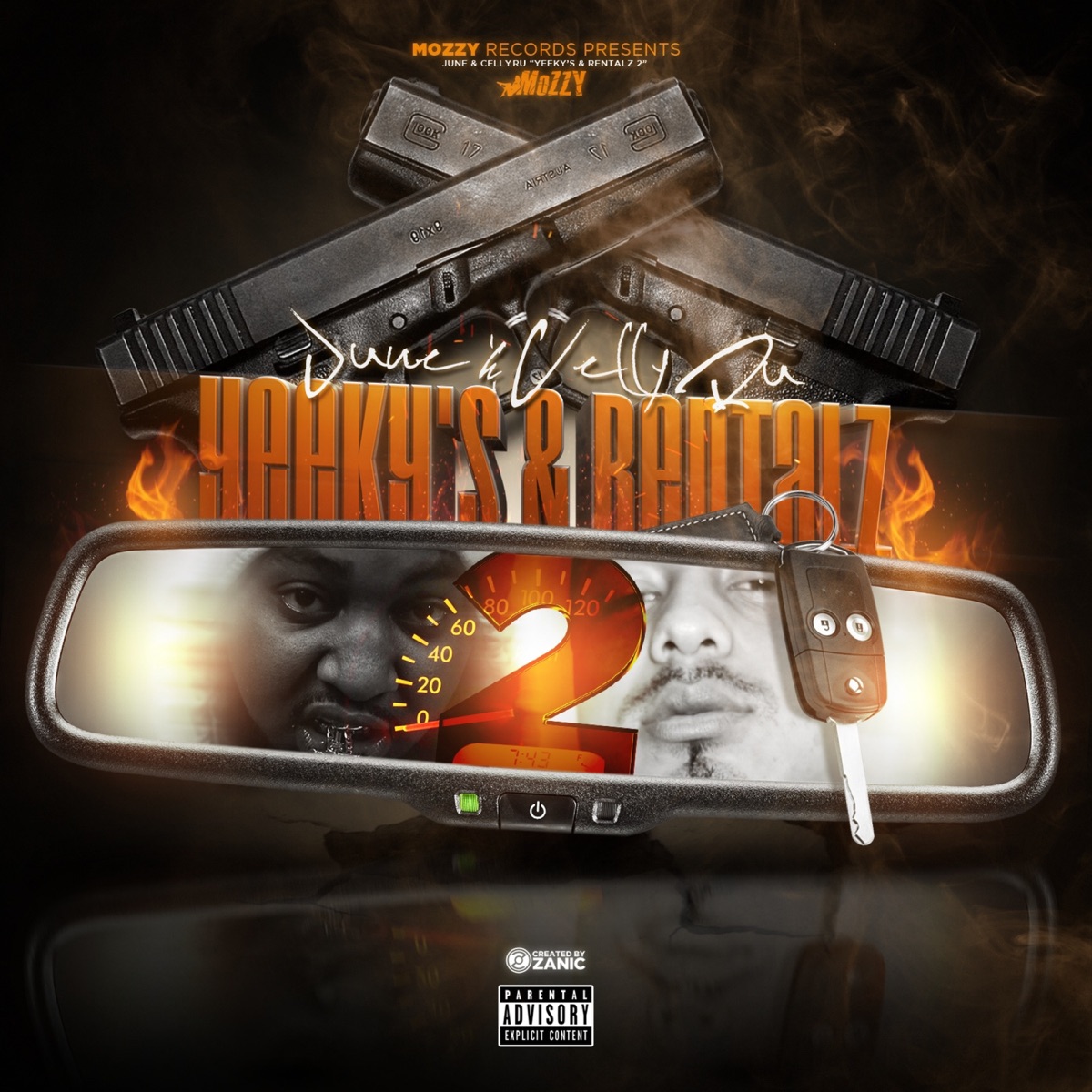 Yeeky's & Rentalz 2 by June & Celly Ru album cover