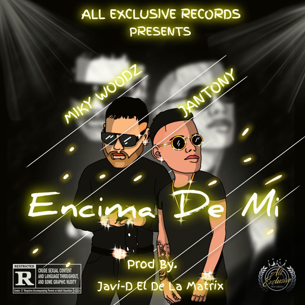 Encima De Mi (feat. Miky Woodz) - Single by Jantony album cover