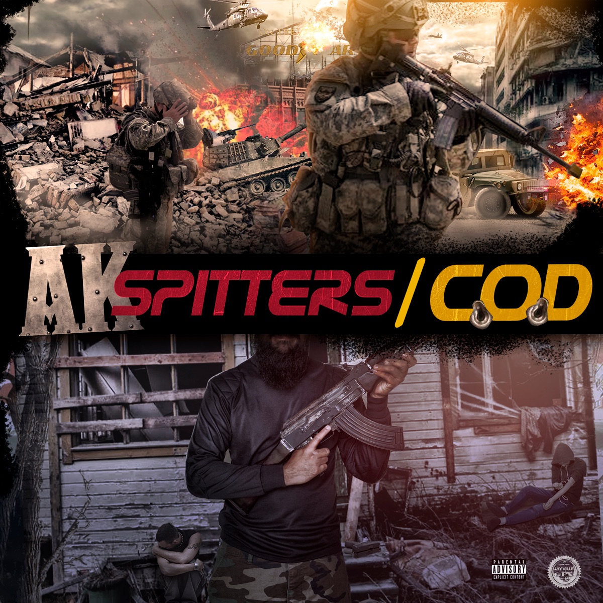 AK Spitters Vol. 4 (C.O.D.) by King Locust album cover