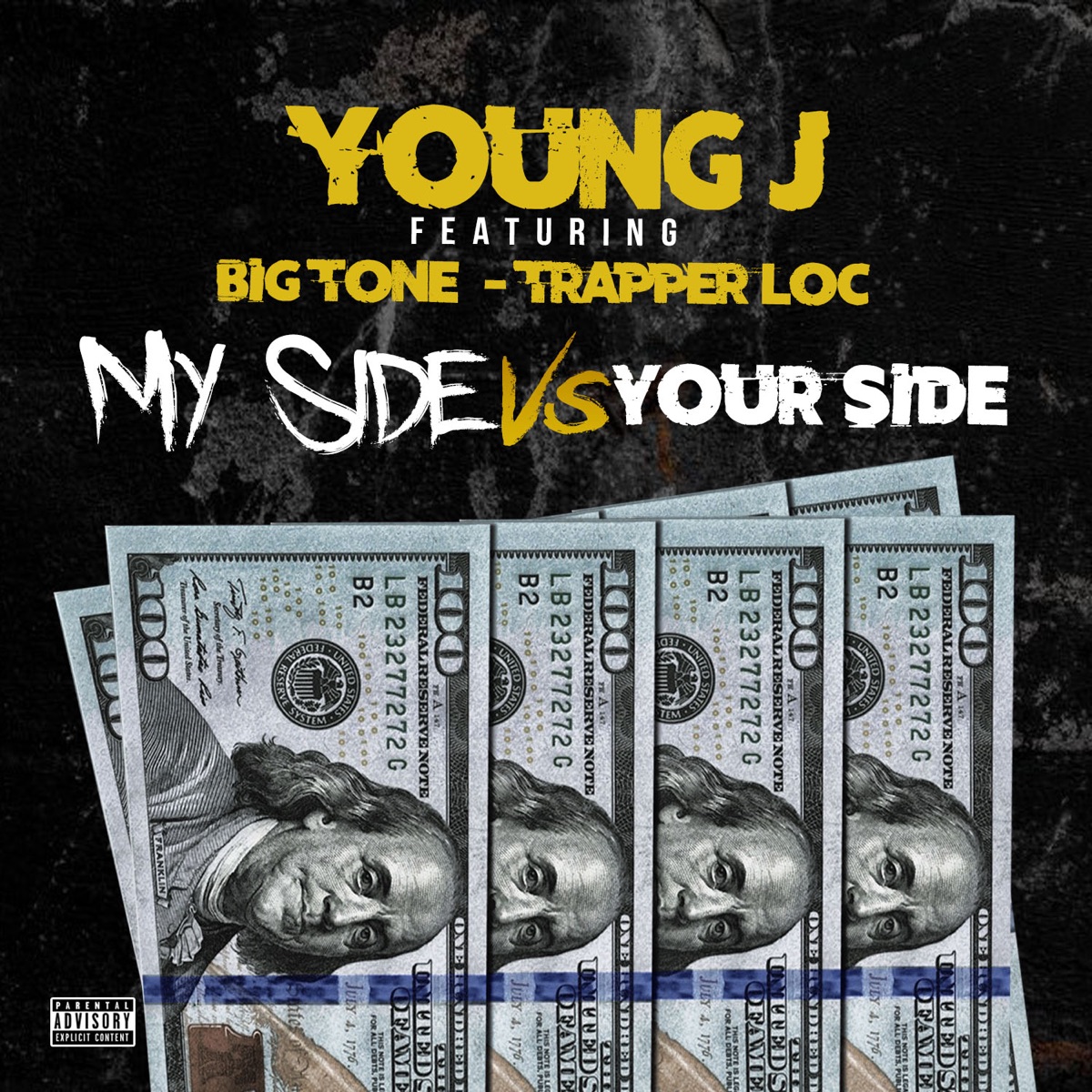My Side Vs. Your Side (feat. Big Tone & Trapper Loc) - Single by Young J album cover