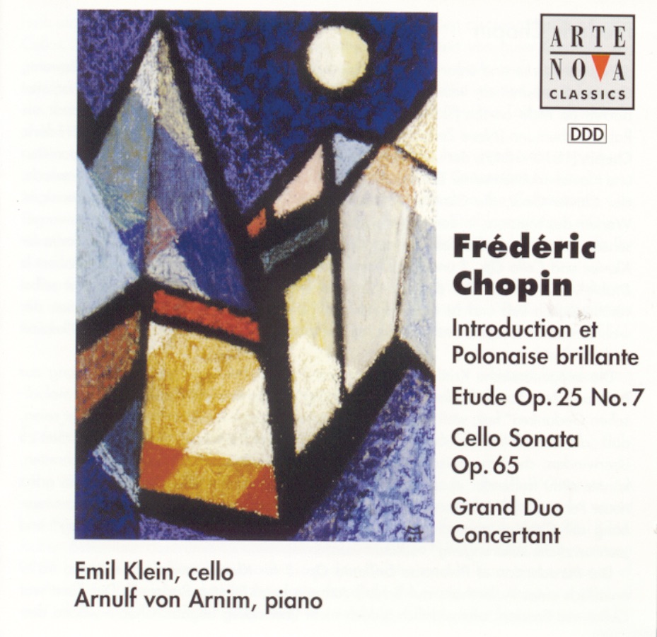 Chopin: Sonata f. Cello+Piano, Chopin/Glazunow: Etude by Emil Klein album cover