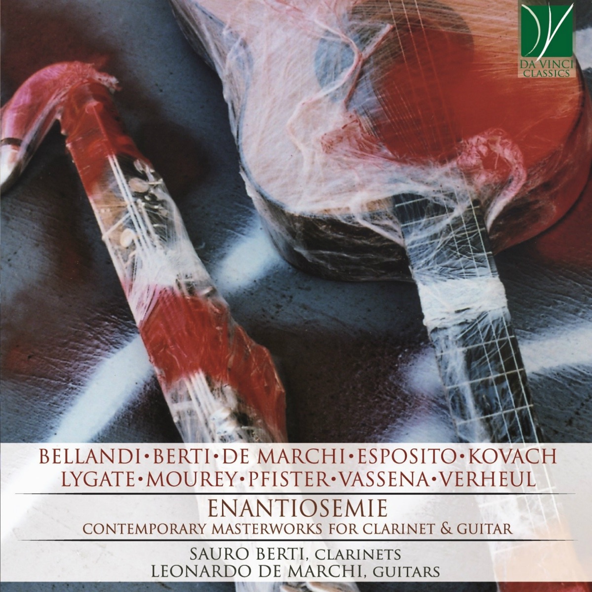 Enantiosemie (Contemporary Masterworks for Clarinet and Guitar) by Sauro Berti & Leonardo De Marchi album cover