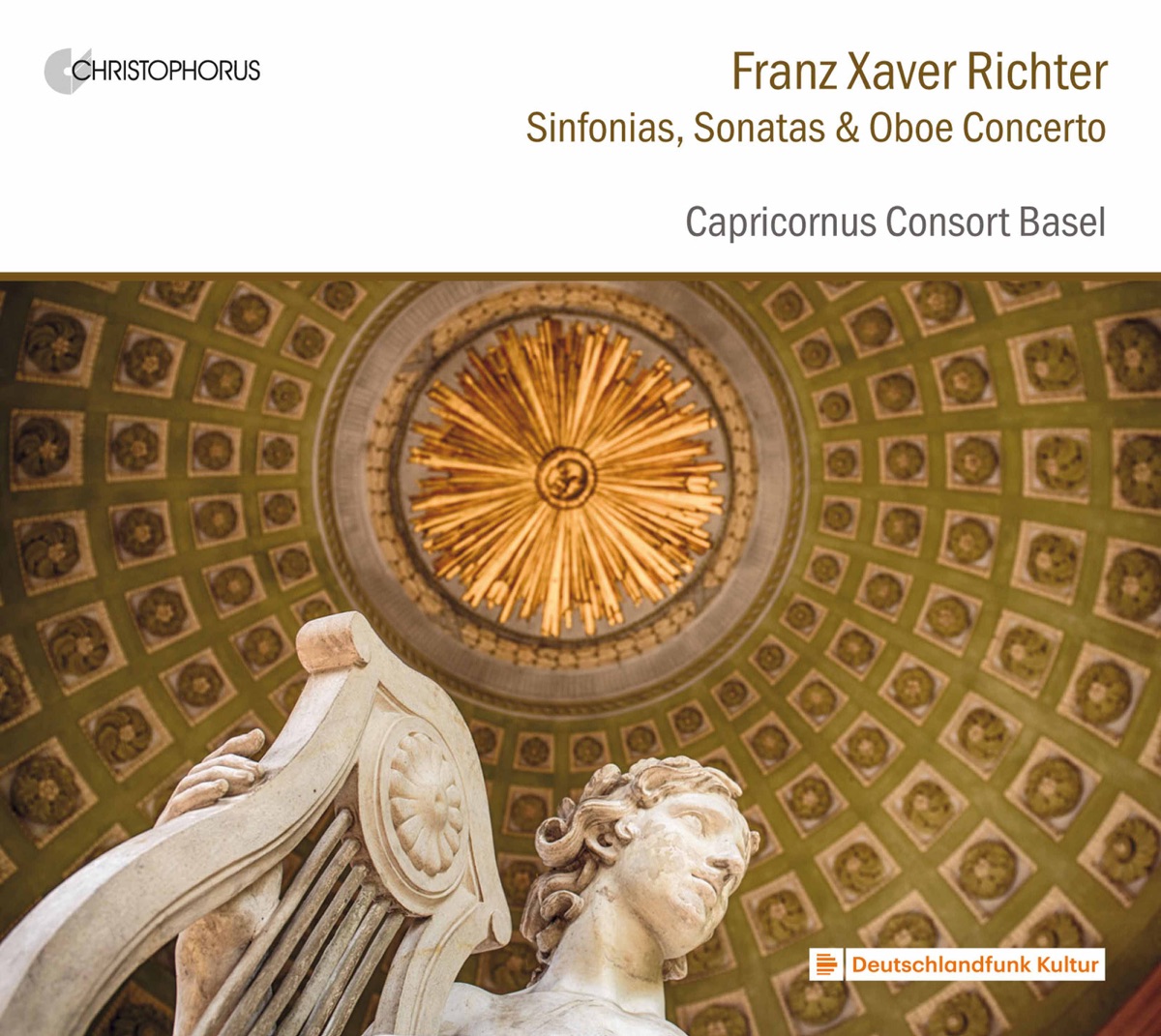 Richter: Sinfonias, Sonatas & Oboe Concerto by Capricornus Consort Basel, Péter Barczi & Xenia Löffler album cover