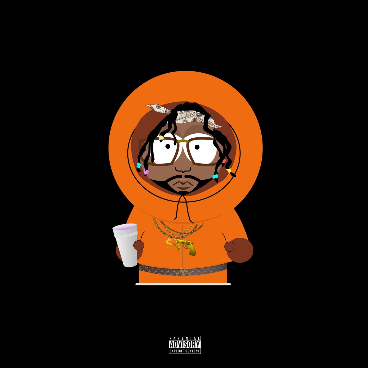 South Dark - EP by HoodRich Pablo Juan & Kenny Beats album cover