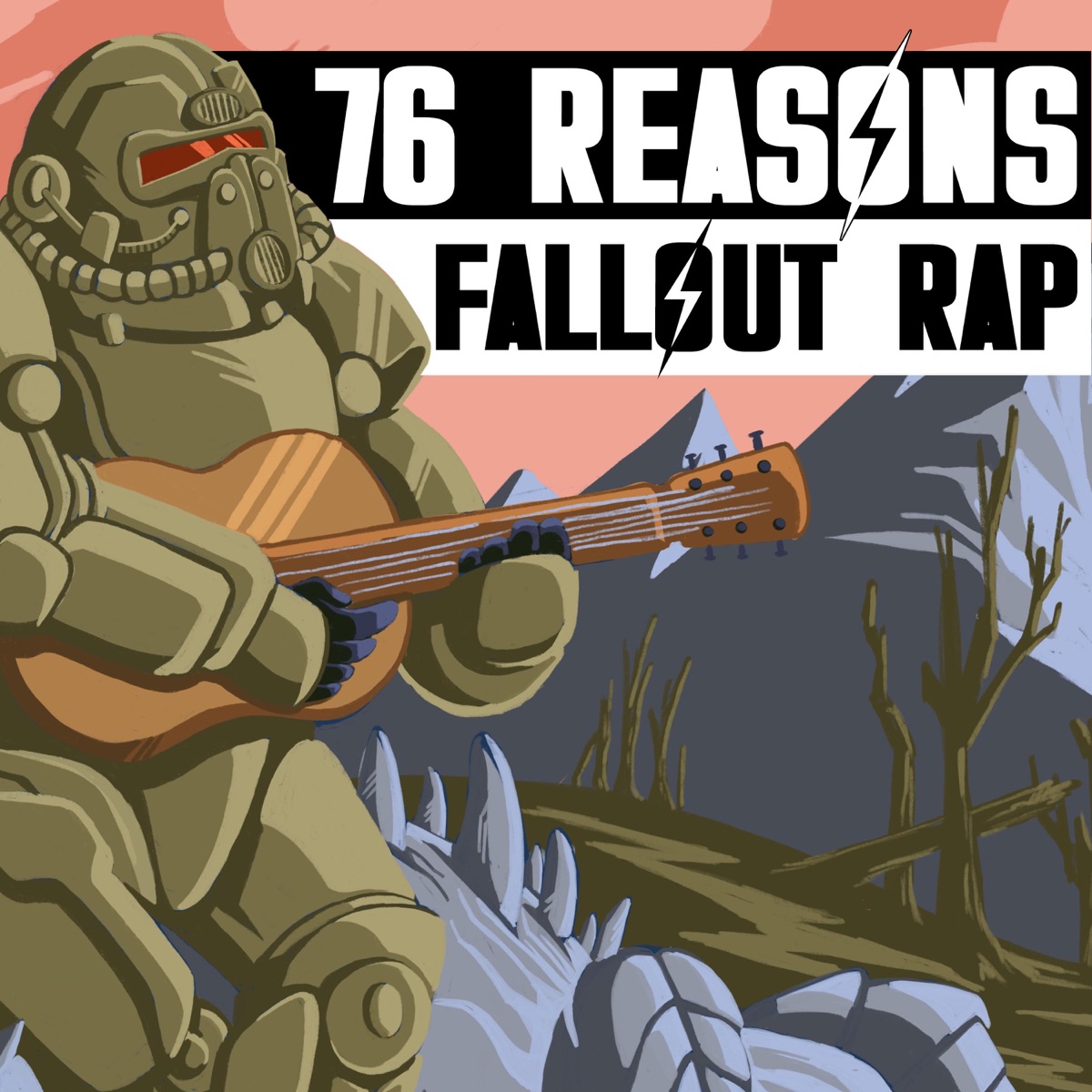 76 Reasons (Fallout Rap) [feat. Bonecage, GameboyJones, Dan Bull & Fabvl] - Single by JT Music album cover