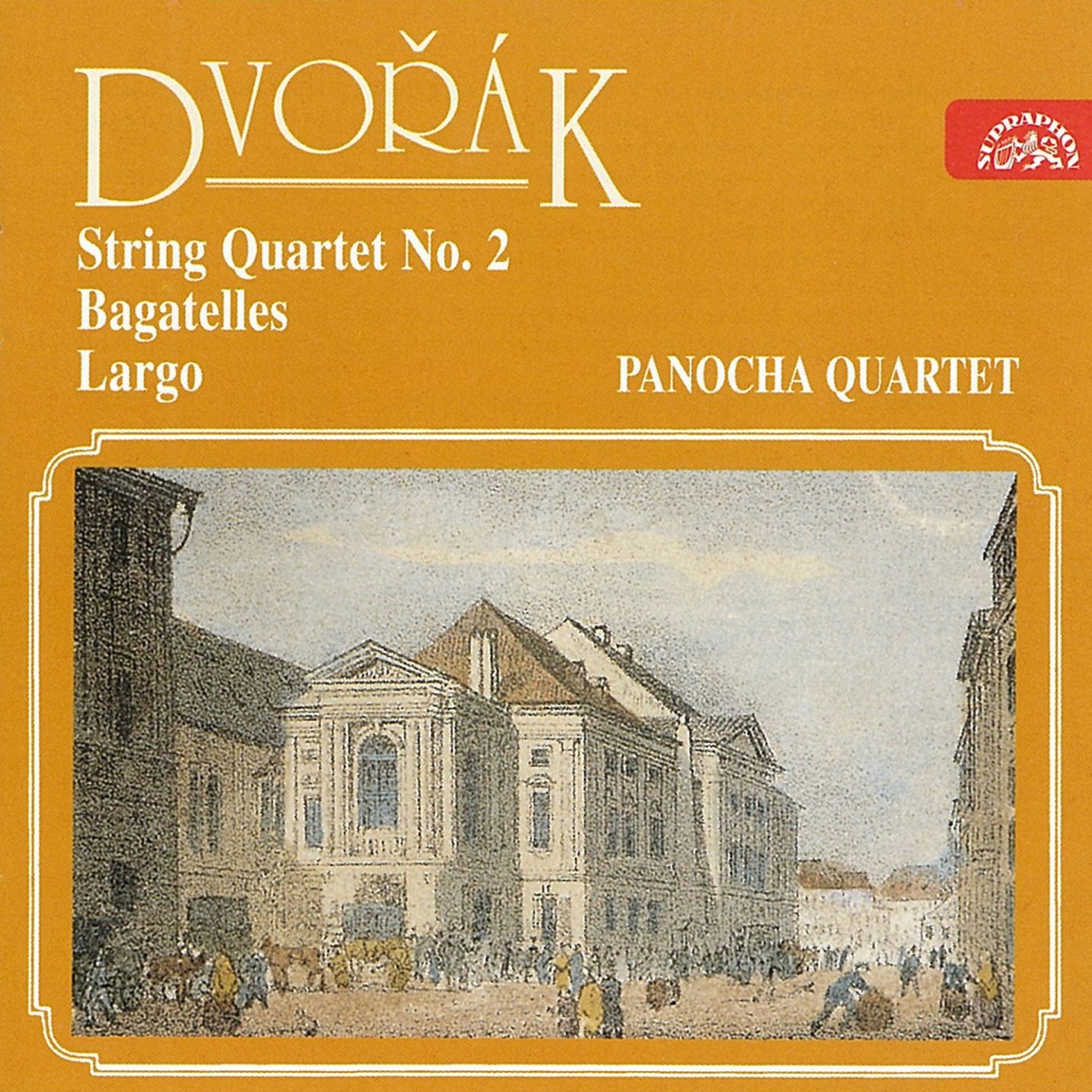 Dvořák: String Quartet No. 2, Bagatelles, Largo by Jaroslav Tuma, Jiří Válek, Graham Melville-Mason & Panocha Quartet album cover