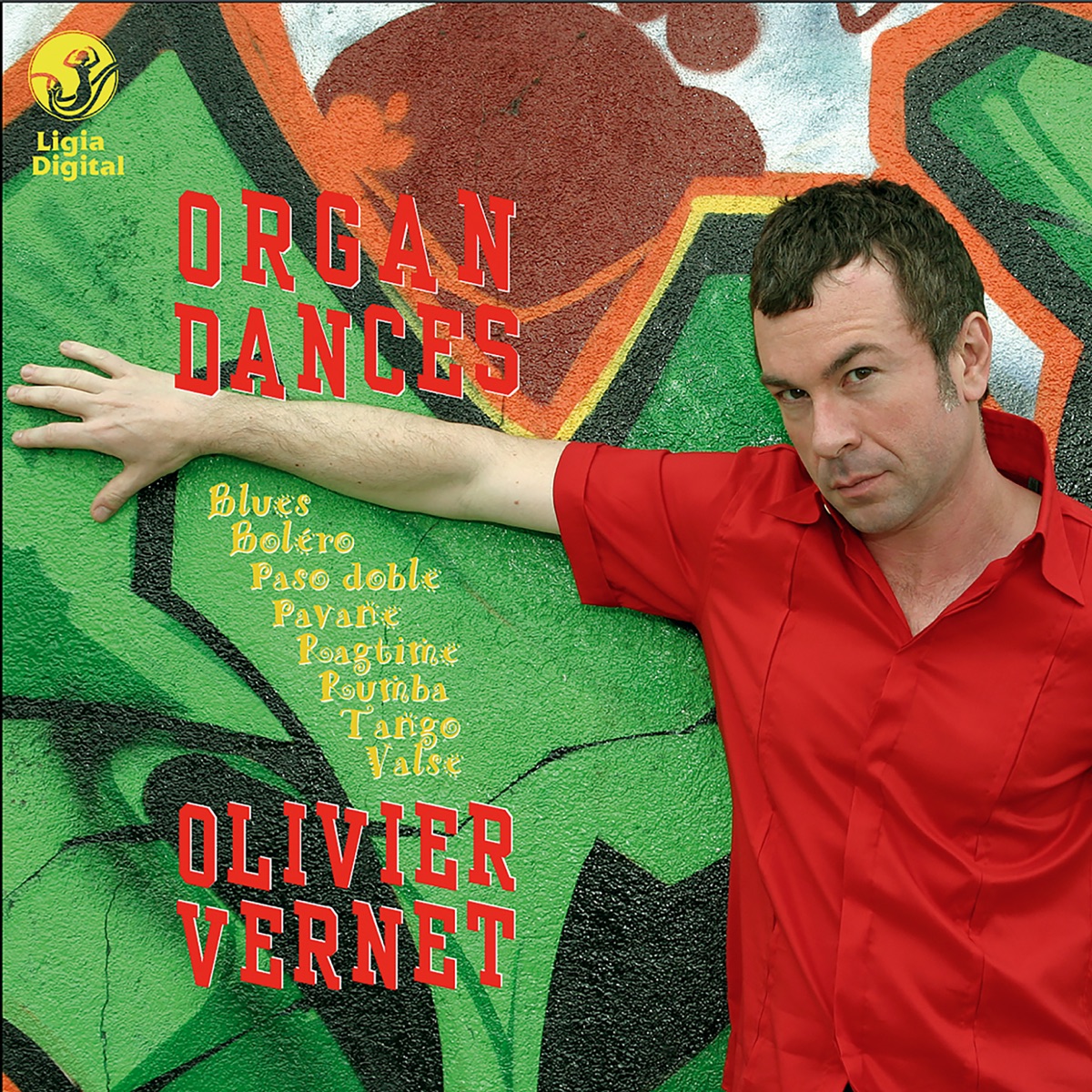 Organ Dances by Olivier Vernet album cover