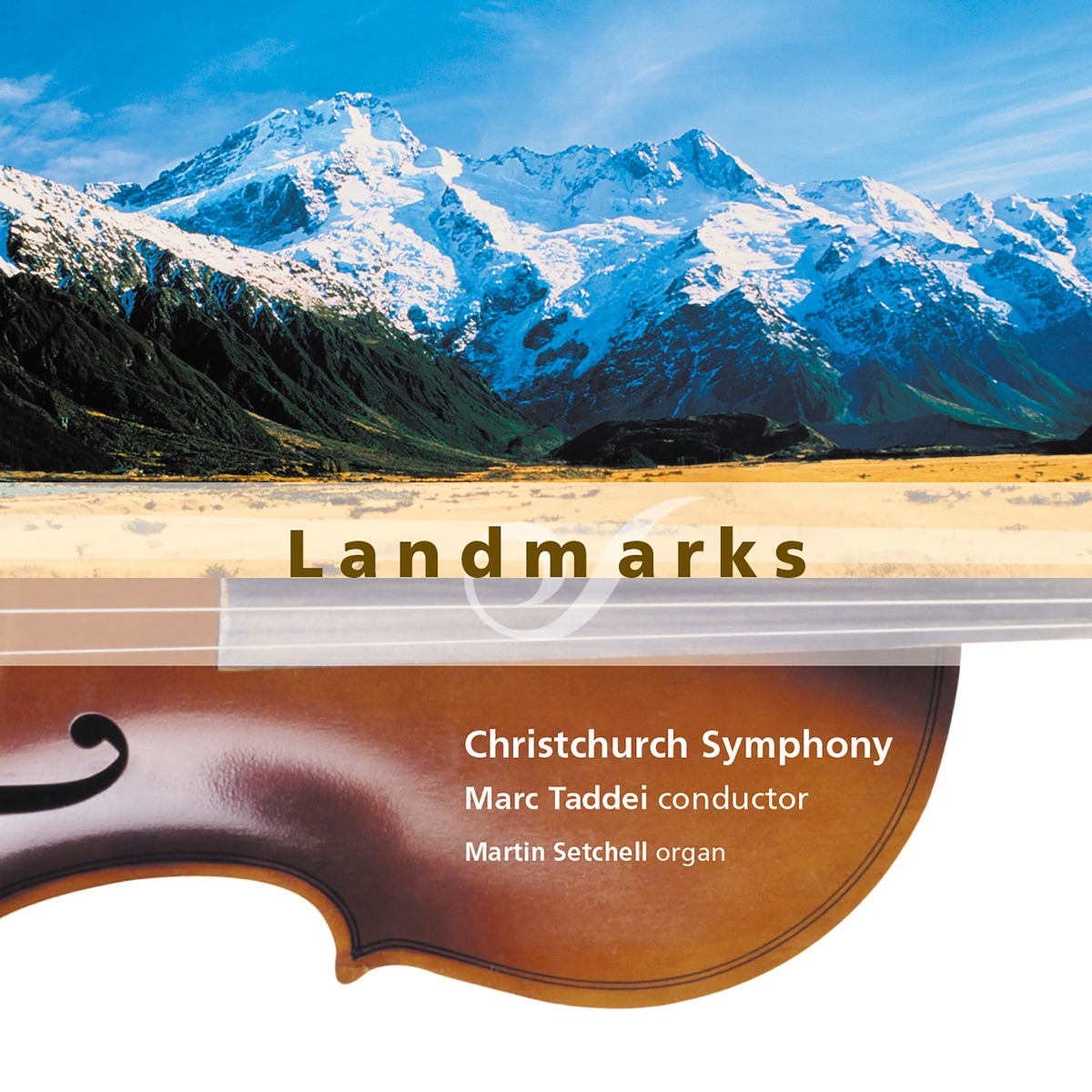 Landmarks by Christchurch Symphony Orchestra, Marc Decio Taddei & Martin Setchell album cover