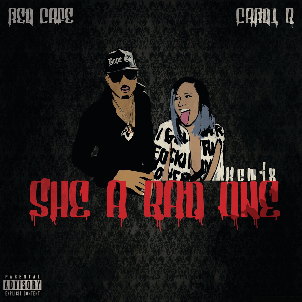 She a Bad One (BBA) [feat. Cardi B] [Remix] - Single by Red Cafe album cover artwork