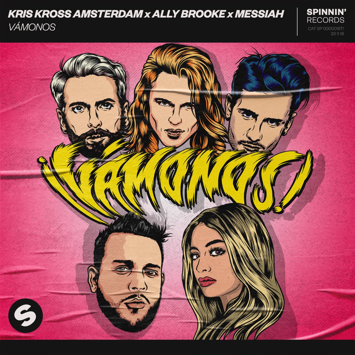 Vámonos - Single by Kris Kross Amsterdam, Ally Brooke & Messiah album cover