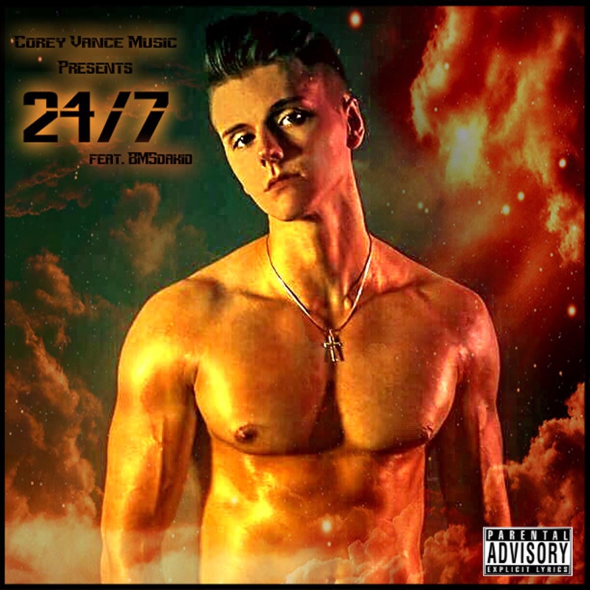 24/7 (feat. Bmsdakid) - Single by Corey Vance album cover