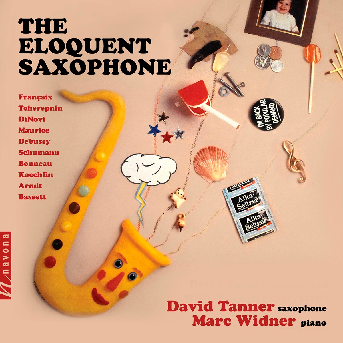 The Eloquent Saxophone by David Tanner & Marc Widner album cover