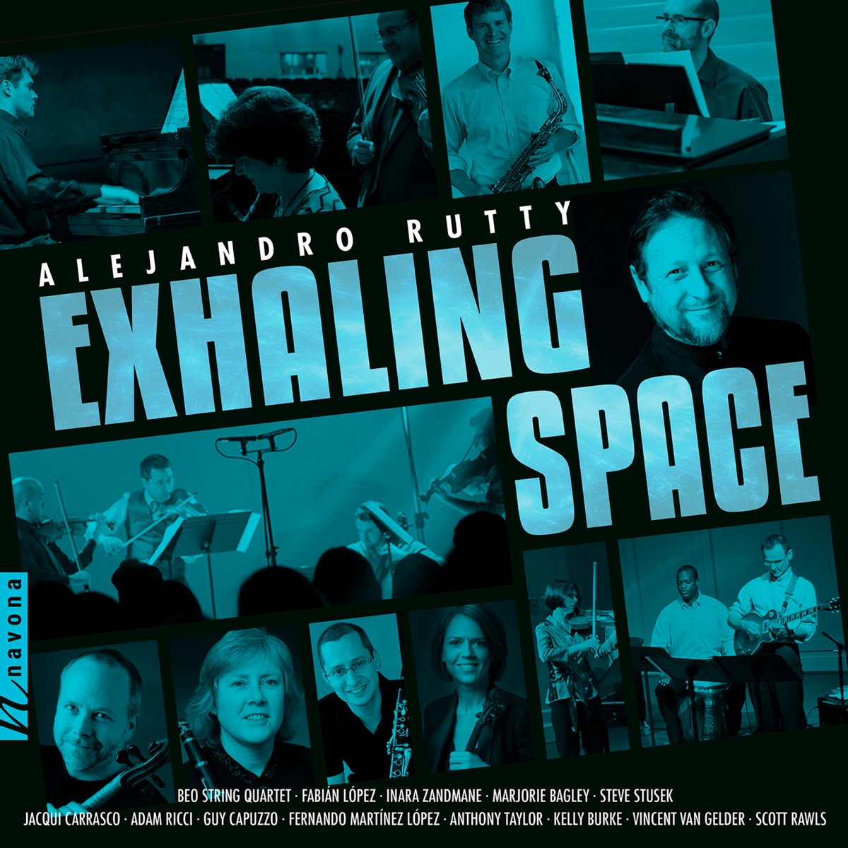 Exhaling Space by Alejandro Rutty album cover