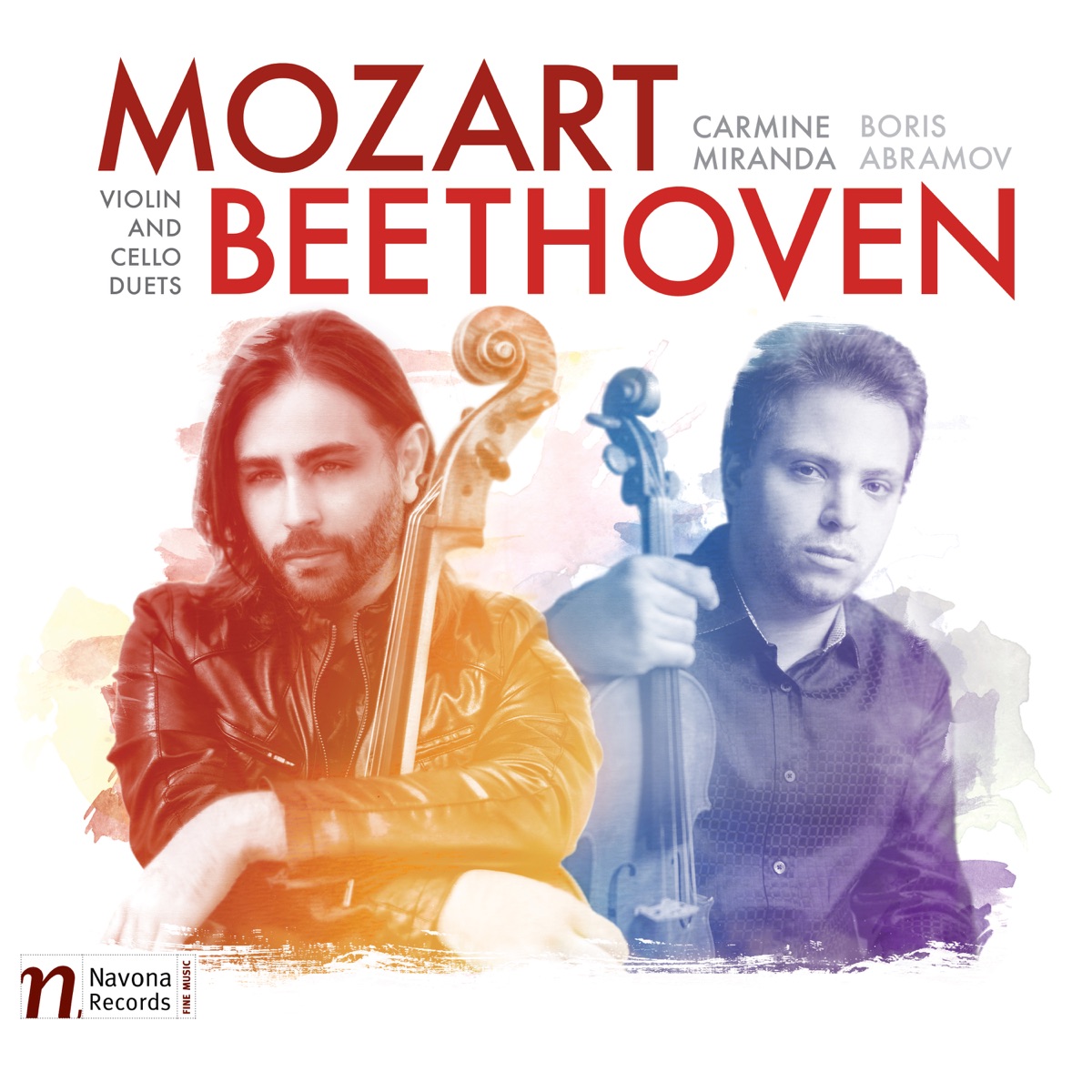 Mozart & Beethoven: Violin & Cello Duets by Boris Abramov & Carmine Miranda album cover