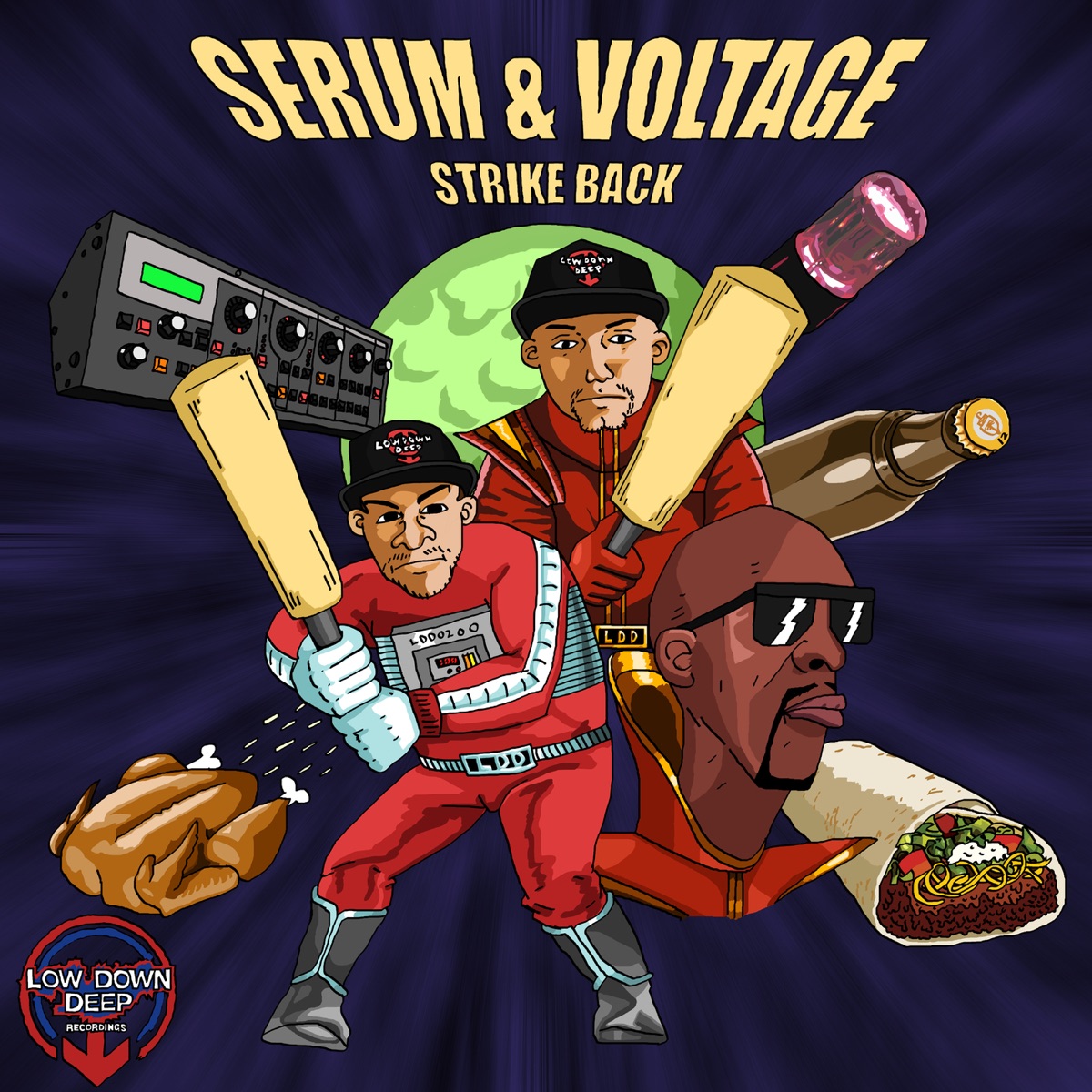 Strike Back by Serum & Voltage album cover