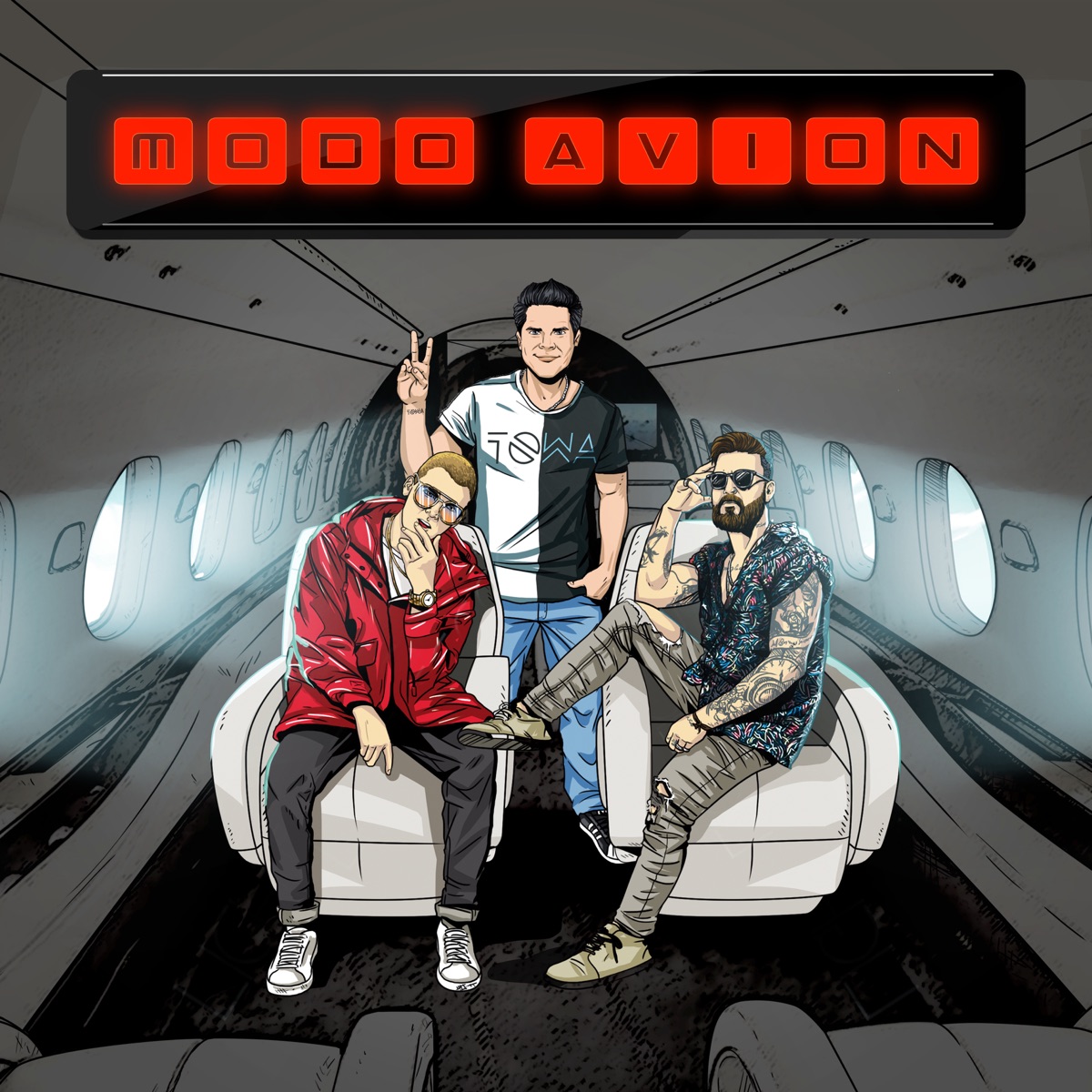 Modo Avión (feat. Diego Val & Dj Towa) - Single by Legarda album cover
