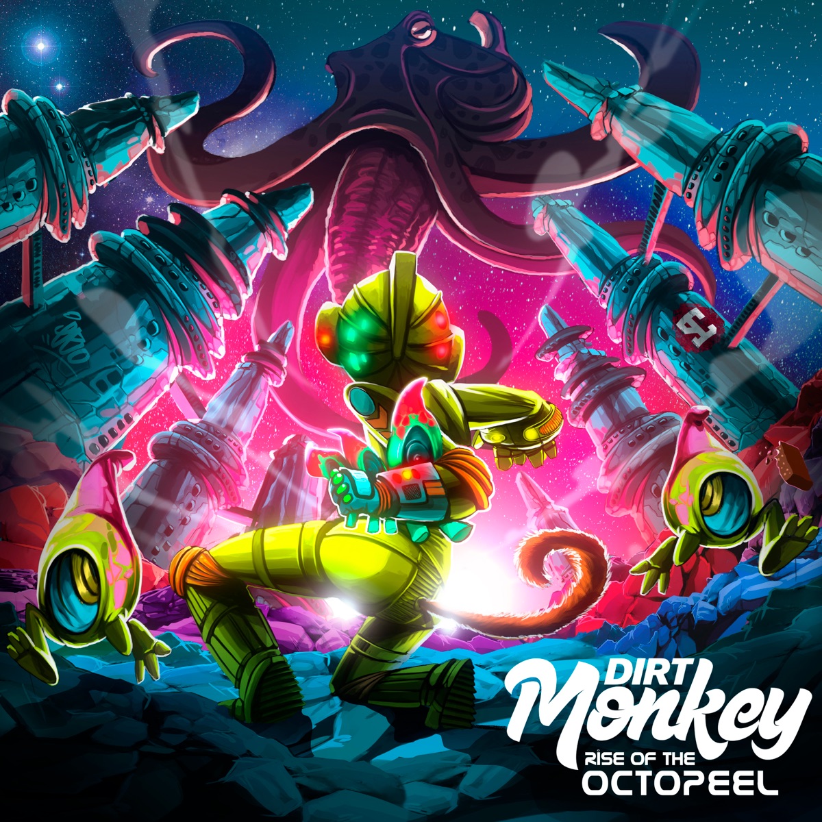 Rise of the Octopeel by Dirt Monkey album cover