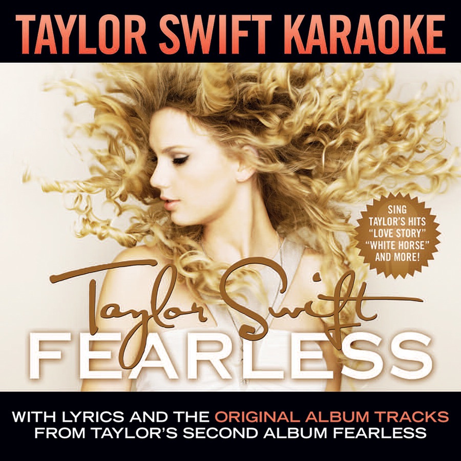 Taylor Swift Karaoke: Fearless (Instrumentals with Background Vocals) by Taylor Swift album cover artwork