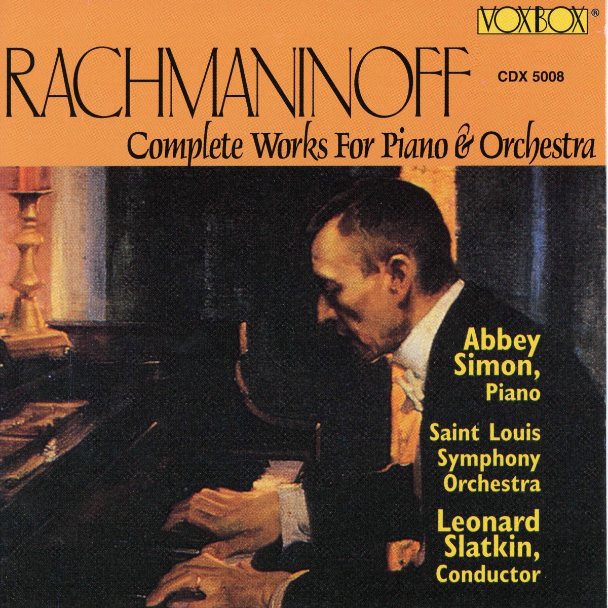 Rachmaninoff: Piano Concertos Nos. 1-4 & Rhapsody on a Theme of Paganini by Abbey Simon, Leonard Slatkin & St. Louis Symphony Orchestra album cover